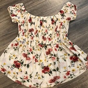 2X Floral Top